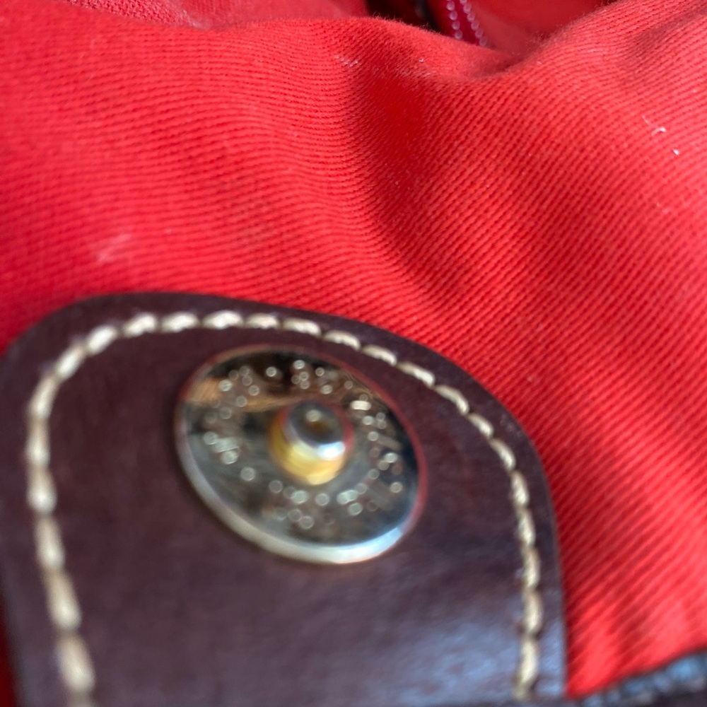 Dooney & Bourke Zebra Print Tote in Black, White & Brown - Picture 10 of 15